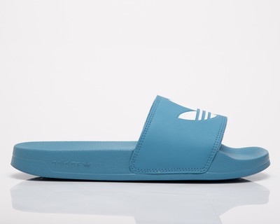 

Женские шлепанцы adidas Originals Adilette Lite Hazy Blue White Lifestyle Обувь, Синий, adidas Originals Adilette Lite