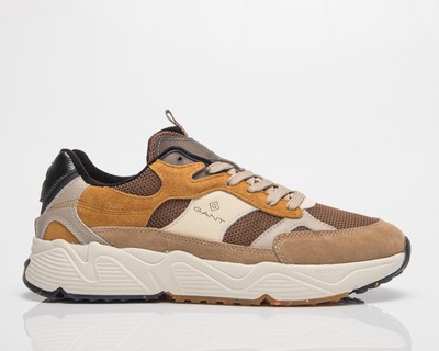 

GANT Profellow Cow Suede Mesh Men теплый хаки, Коричневый, GANT Profellow Cow Suede Mesh