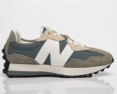 

New Balance Unisex 327 Мужские ветивер/солдат, Синий, New Balance Unisex 327