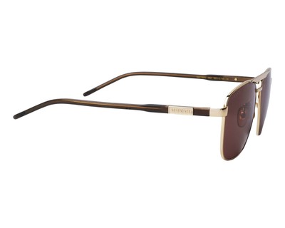 Pre-owned Gucci Gg1164s-002-58 Gold Sunglasses