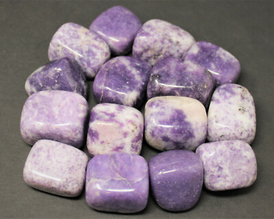 1/4 lb Bulk Lot Lepidolite Tumbled Stone (Crystal Healing Reiki Tumble) 4 oz
