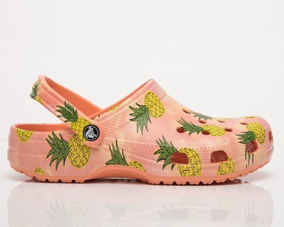 

Мужские сабо Crocs Classic Retro Resort папайя/мульти, Оранжевый, Crocs Classic Retro Resort Clog