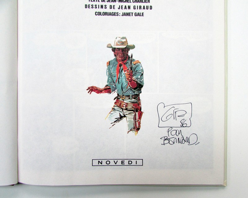 Blueberry, Le Bout De La Piste, Eo, DÃ©DicacÃ© (Simple Signature De Gir)