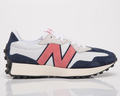

New Balance 327 Мужские Белые Натуральные Розовые Низкие Повседневные Кроссовки Lifestyle Обувь, Белый, New Balance 327