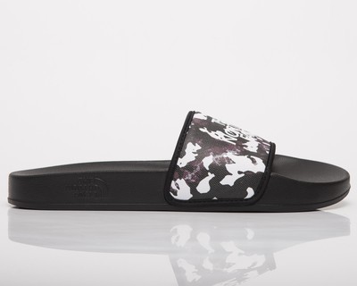 

Мужские кроссовки The North Face Base Camp Slide III TNF, черные, с принтом Arctic Drift, белые, Черный, The North Face Base Camp Slide III