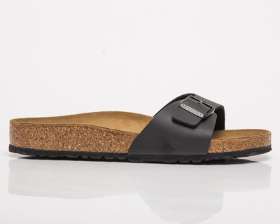 

Мужские и женские черные повседневные сандалии унисекс Birkenstock Madrid BS, Черный, Birkenstock Madrid BS