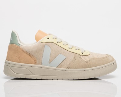 

Veja Wmns V-10 Suede Women соболь/ментол, Коричневый, Veja Wmns V-10 Suede