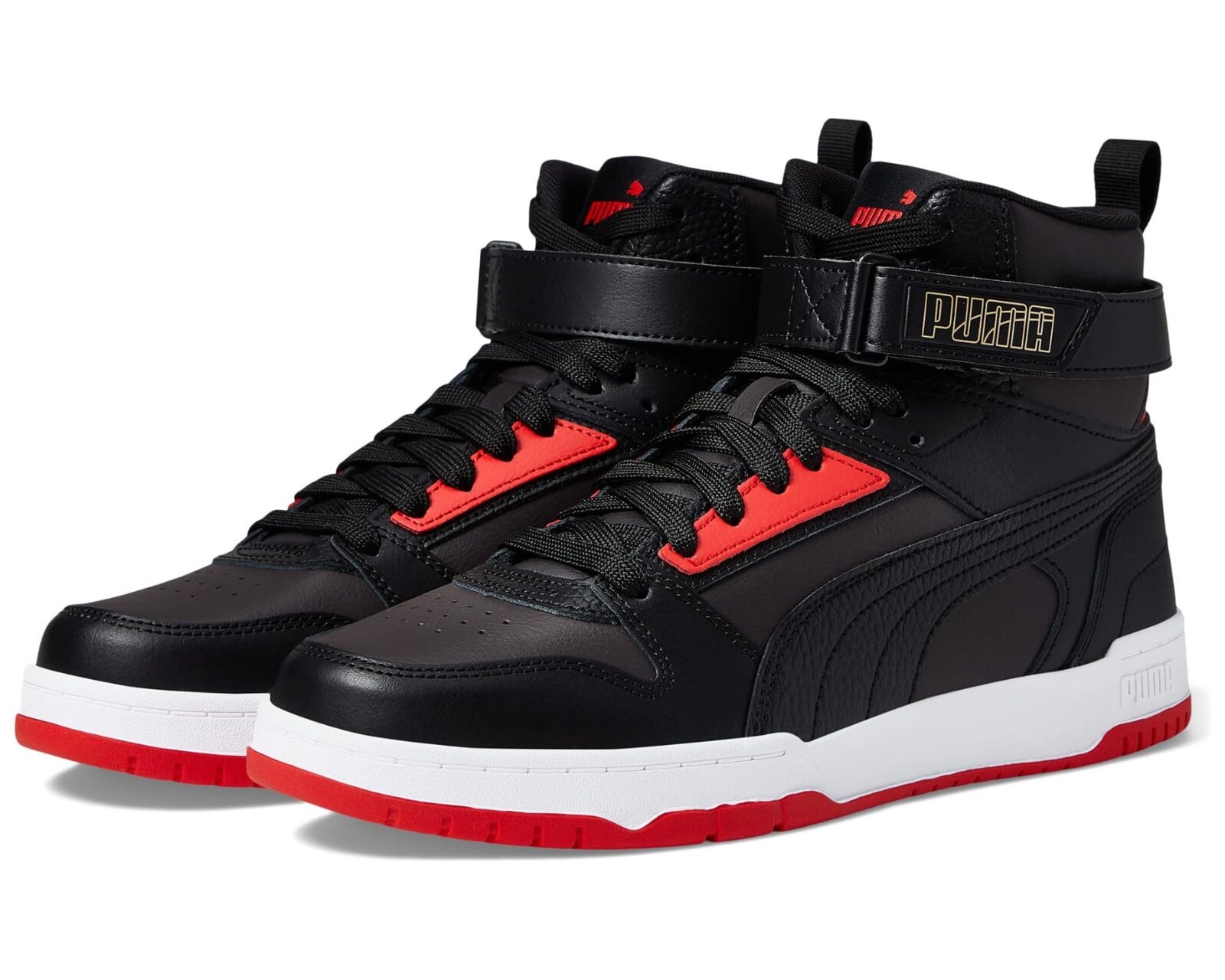 

Высокие кроссовки Puma RBD GAME Mens Grey-Black-Red-Gold 385839-11, PUMA RBD Game