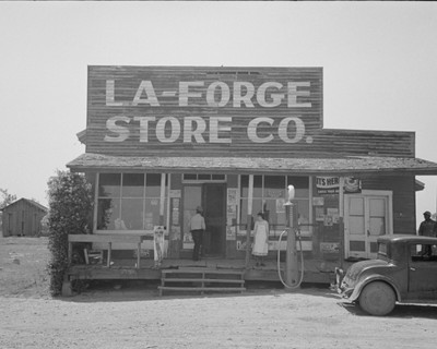 La Forge, Missouri Store Vintage Old Photo 8.5 x 11 Reprints