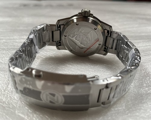 Pre-owned Zelos Brand  Aurora Field 38mm Ti Ice Blue Watch - Dealer & Warranty