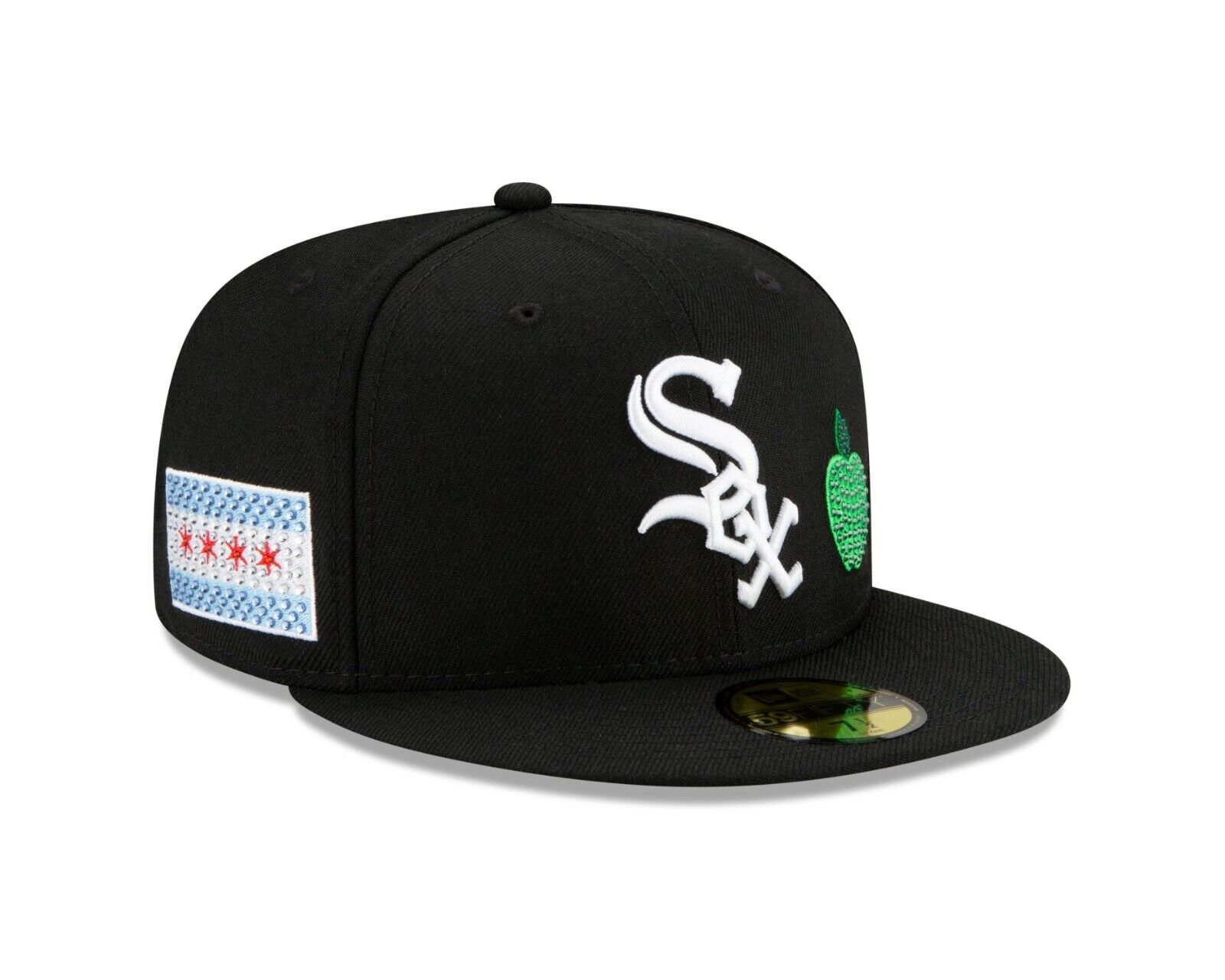 Chicago White Sox New Era Crystal Icons Rhinestone 59FIFTY Chicago White Sox New Era Crystal Icons Rhinestone 59FIFTY