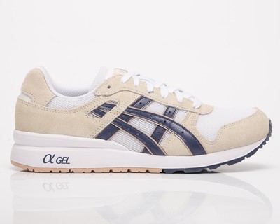 

Asics GT-II женские кремовые синие повседневные спортивные кроссовки для образа жизни, Бежевый, Asics GT-II