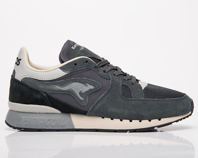 

KangaRoos Coil R1 OG Мужские и женские серые повседневные кроссовки унисекс для образа жизни Обувь, Серый, KangaRoos Coil R1 OG