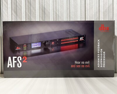DBX AFS2 Dual Channel Advanced DSP Suppression Processor w/ LCD Display