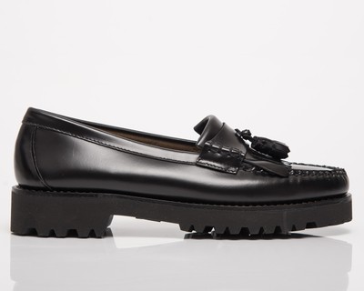 

GH Bass - Co Wmns Weejuns 90 Esther Kiltie Женские черные кожаные, Черный, G.H. Bass - Co Wmns Weejuns 90 Esther Kiltie