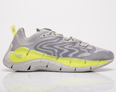 

Мужские кроссовки Reebok Zig Kinetica II Pure Grey Yellow Athletic Lifestyle, Серый, Reebok Zig Kinetica II