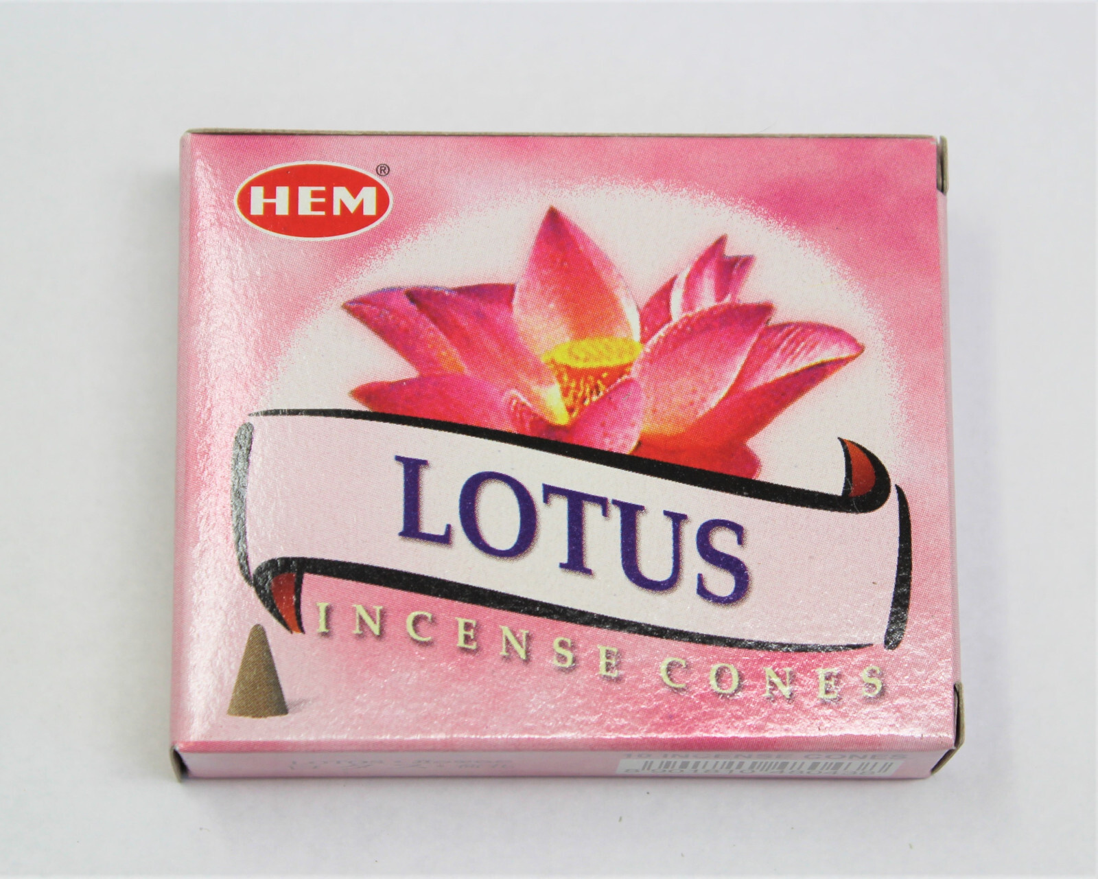 Hem Lotus Incense Cones, Bulk Lot 12 Pack of 10 Cones, 120 Total! Free Shipping
