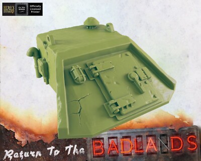 Wasteland Bunker Door - 32mm - Post-Apocalyptic - Return To The Badlands - EC3D