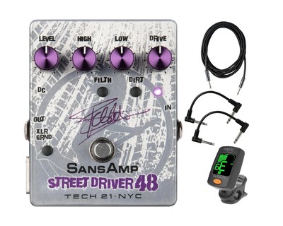 Tech 21 Frank Bello Street Driver 48 Signature SansAmp - Bundle with Instrume...