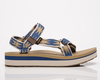 

Teva Midform Universal Womens Halcon Темно-синие повседневные летние сандалии Lifestyle, Синий, Teva Midform Universal