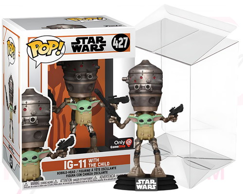 Star Wars Funko POP 427 IG-11 with the CHILD Mandalorian