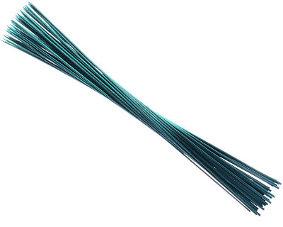 50 Blumenstäbe Bambus Splittstäbe dunkelgrün  Pflanzenstütze Rankstäbe 900x6mm