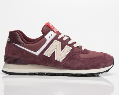

New Balance Unisex 574 Мужские бордовые/серые, Красный, New Balance Unisex 574