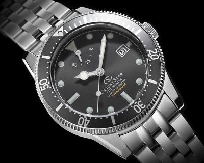 Pre-owned Orient Star Rk-au0701b Titanium Automatic Watch M42 Diver 1964 2nd Edition 41mm