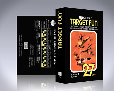 Atari/Sears 2600 UGC - NO GAME -Target Fun
