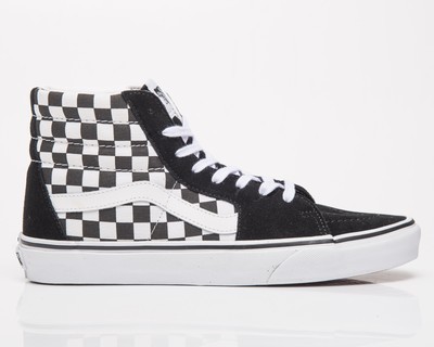 

Vans Sk8-Hi Мужские и женские черные белые спортивные кроссовки унисекс для образа жизни, Черный, Vans Sk8-Hi