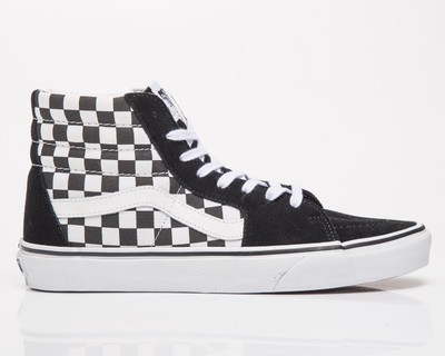 Vans Sk8-Hi Мужские и женские черные белые спортивные кроссовки унисекс для образа жизни