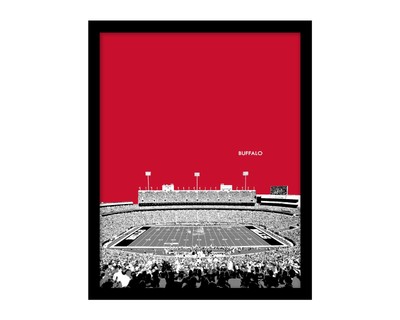 Framed BUFFALO BILLS Highmark Stadium Skyline Football Photo 8x10 or 11x14 (V1)