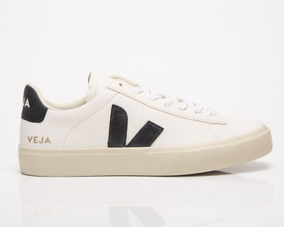 Veja Wmns Campo Chromefree Leather Women экстра белый/черный