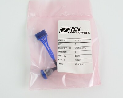 (75) Pen 3800131 Cable Assembly - PKGM08GLLA Lemo Hospital Connector PKG.220.UA 