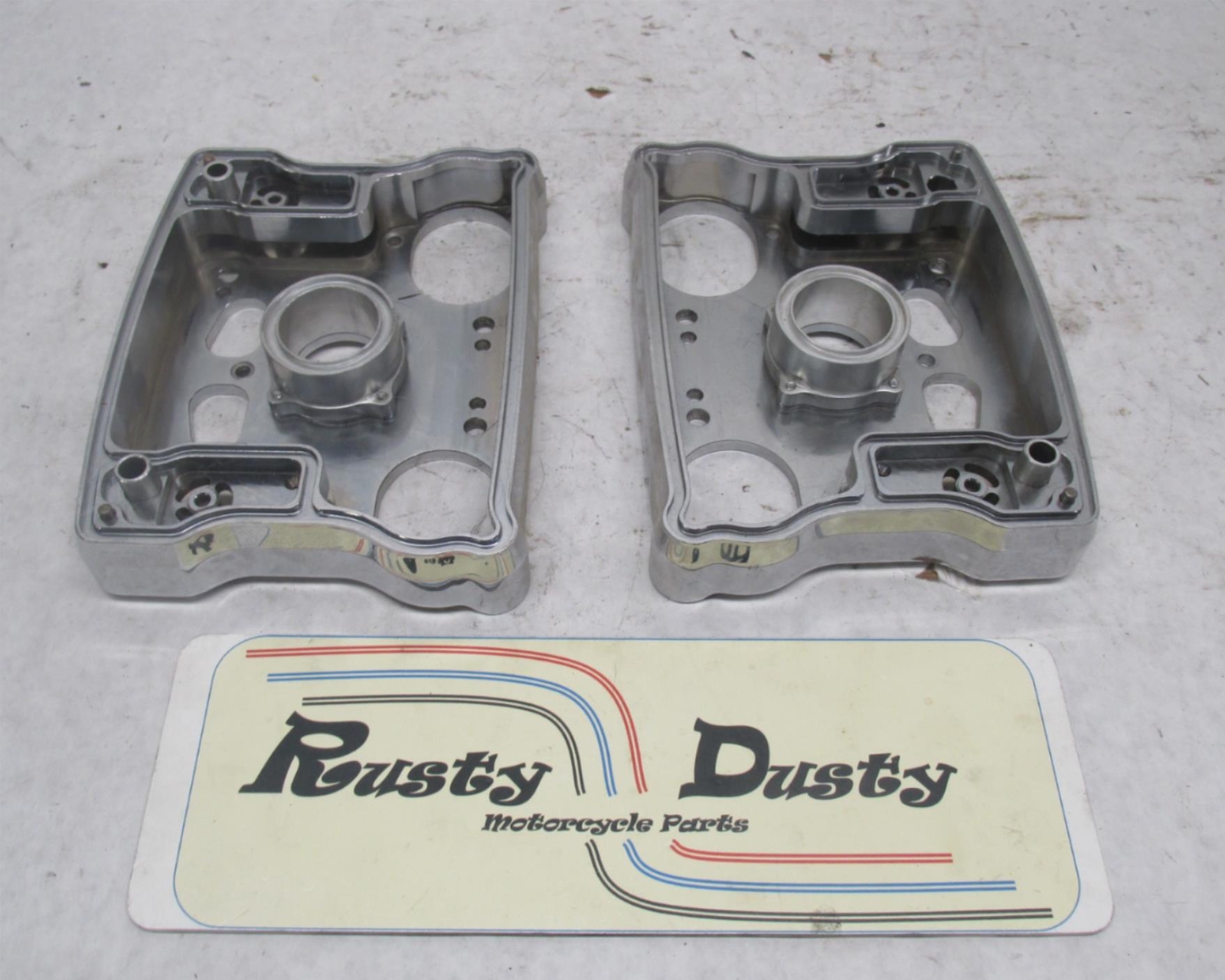 Set of 2 Early Big Dog Harley Evo S&S Lower Chrome Billet