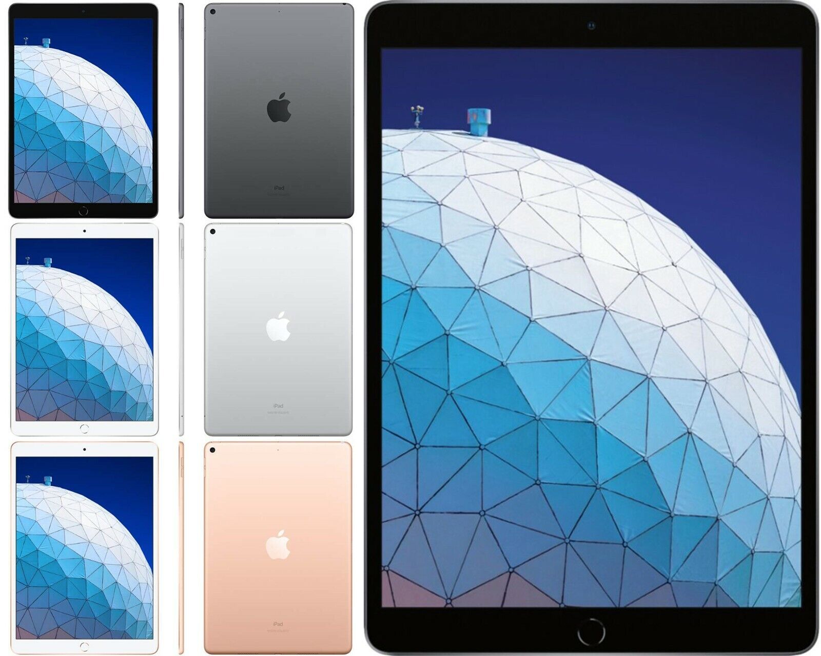 Apple iPad Air 3rd Gen. 10.5-inch 64GB, 256GB Wi-Fi Only OR Unlocked All Colors Apple iPad Air 3rd Gen. 10.5-inch 64GB, 256GB Wi-Fi Only OR Unlocked All Colors