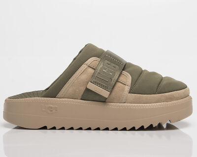 

Мужские шлепанцы UGG Maxxer с ремешком, зеленый, UGG Maxxer Strap Slide