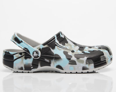 

Crocs Unisex Classic Spray Camo Мужчины черный/синий, Crocs Unisex Classic Spray Camo