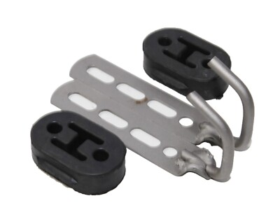 2 Set Tail Pipe Mild Steel Exhaust Hanger Bracket w/Bracket Hanger Insulator