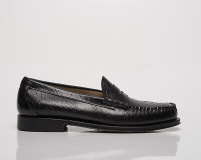 

GH Bass - Co Weejuns Heritage Larson Maharishi Emb Мужские черные, Черный, G.H Bass - Co Weejuns Heritage Larson Maharishi Emb