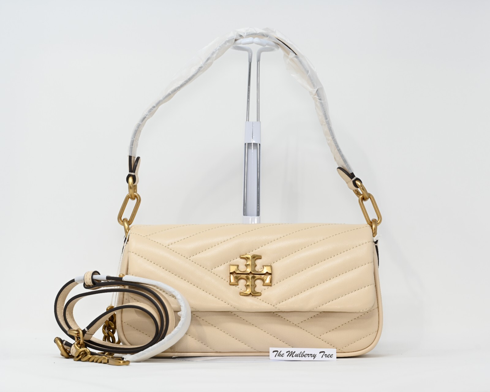 TORY BURCH KIRA Small Chevron Flap Shoulder Bag Crossbody TORY BURCH KIRA Small Chevron Flap Shoulder Bag Crossbody