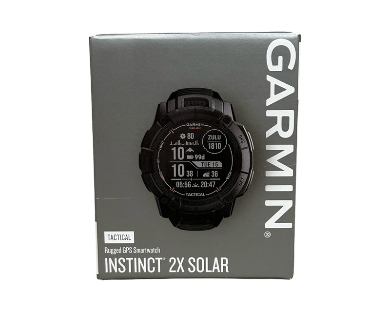 Garmin Instinct 2X Solar Tactical Edition GPS Watch Black -