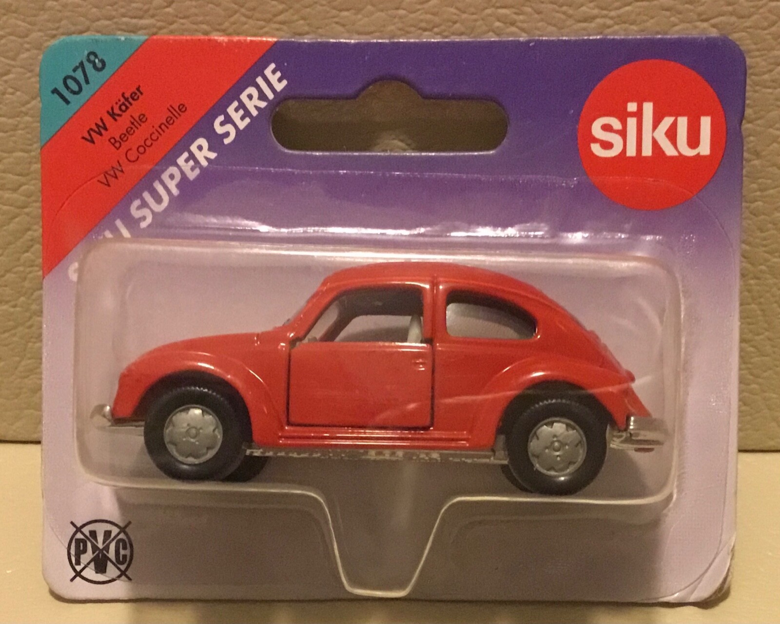 V13-④ SIKU アンティーク VW PKW 1200 Kafer レッド Siku Super Serie Volkswagen Beetle 1303 LS Red With Opening