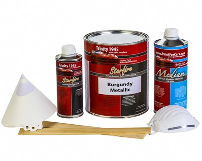 Burgundy Metallic Acrylic Enamel Auto Paint Kit Burgundy Metallic Acrylic Enamel Auto Paint Kit