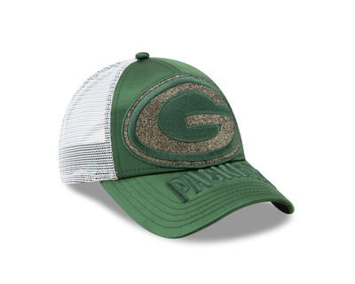 Женская регулируемая шляпа Green Bay Packers Radiant Team 9FORTY