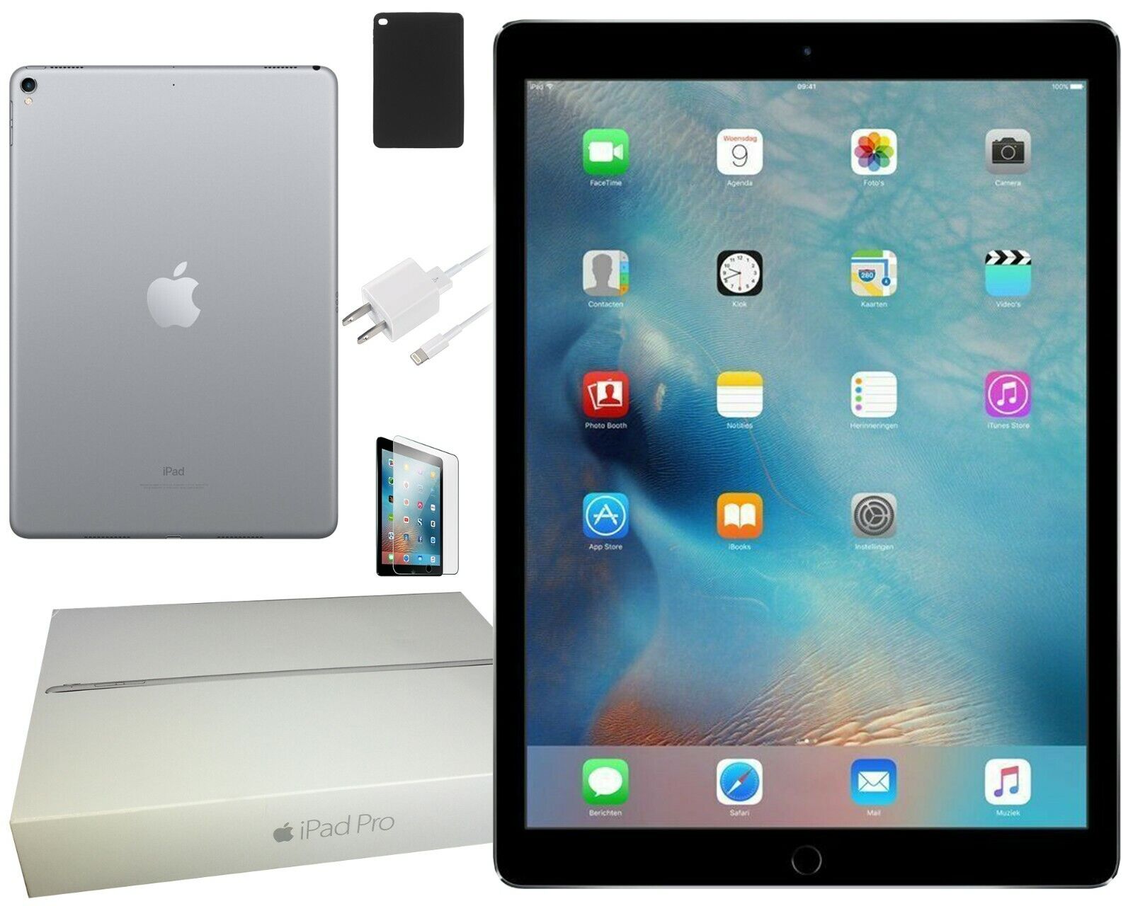 Bundle Deal - Apple iPad Pro, 256GB, Space Gray, Wi-Fi Only, 12.9-inch Retina Bundle Deal - Apple iPad Pro, 256GB, Space Gray, Wi-Fi Only, 12.9-inch Retina
