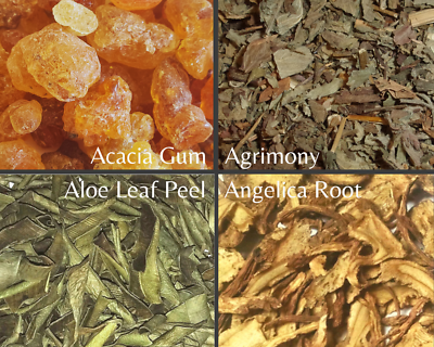 BULK DRIED HERBS {A-K} 4 oz - Loose Botanicals Apothecary Flowers Leaves Roots