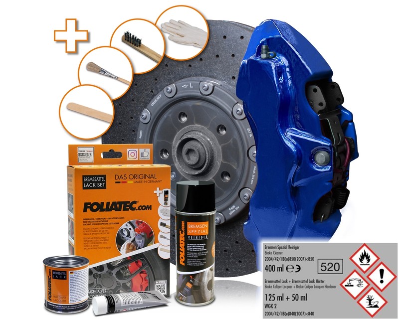 Foliatec Bremssattellack 2196 Performance Blue Metallic Blau Bremssattel Farbe