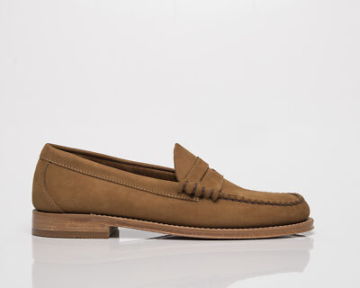 

GH Bass - Co Weejuns Heritage Penny Nubuck Мужские загорелые, Коричневый, G.H Bass - Co Weejuns Heritage Penny Nubuck