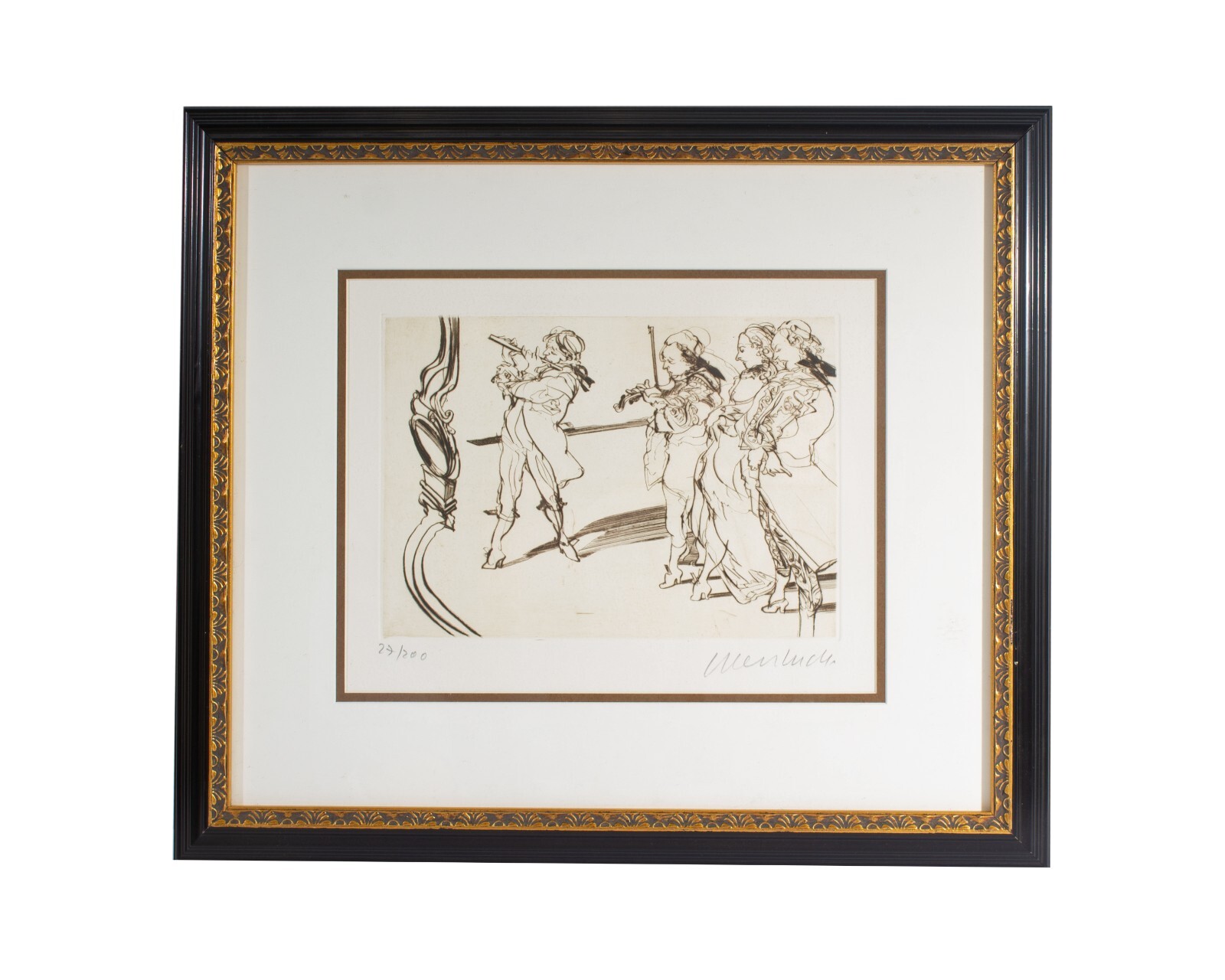 Claude Weisbuch Signed Limited Edition Abstract Etching of